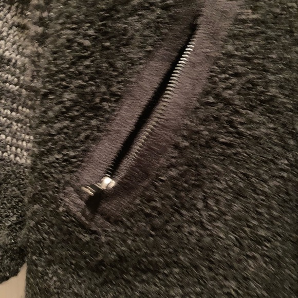 Apt 9 Black Cardigan Sweater Multi-Texture Size PL Excellent Used Condition - Picture 5 of 11